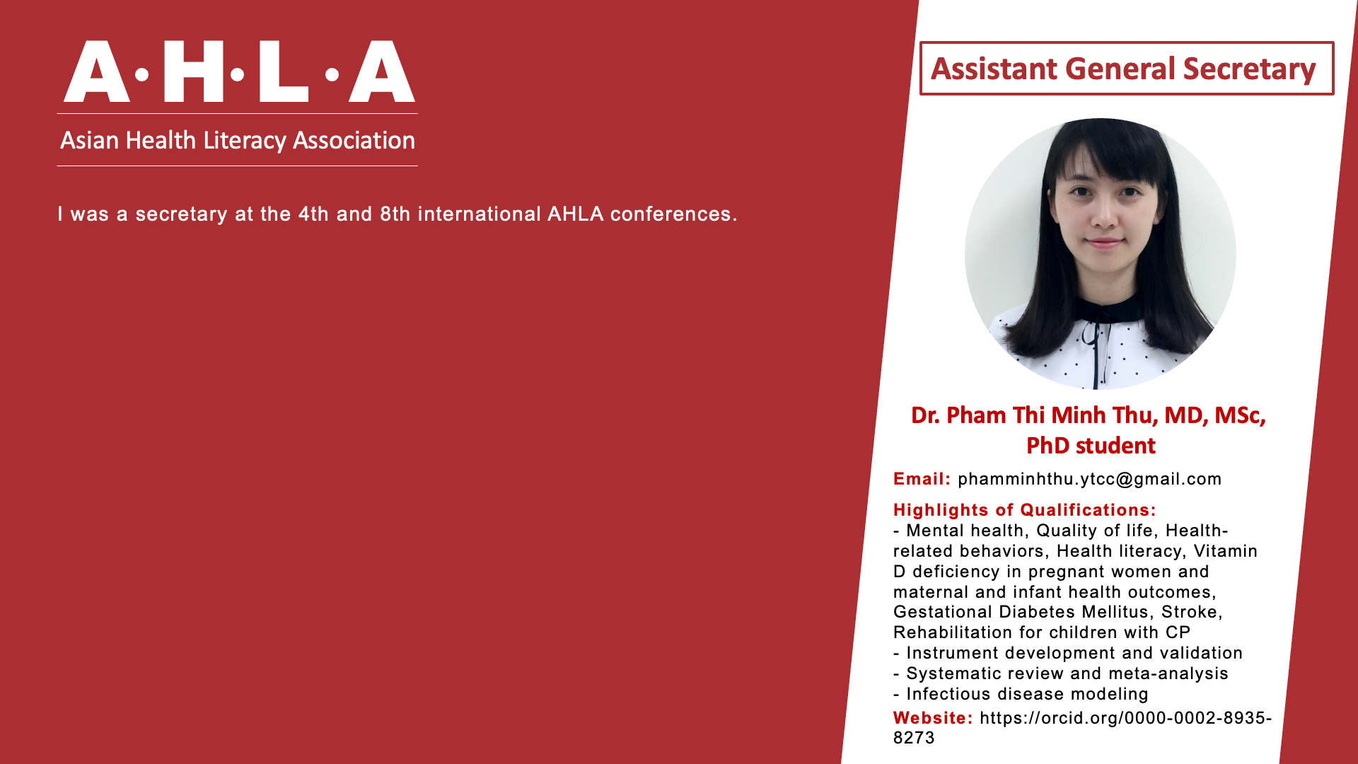 20232024 AHLA Secretariat AHLA AHLA Asian Health Literacy